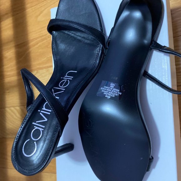 Calvin Klein Halena Stiletto in Black - Picture 3 of 4